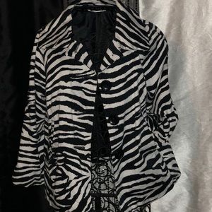 Zebra Print Jacket 🦓